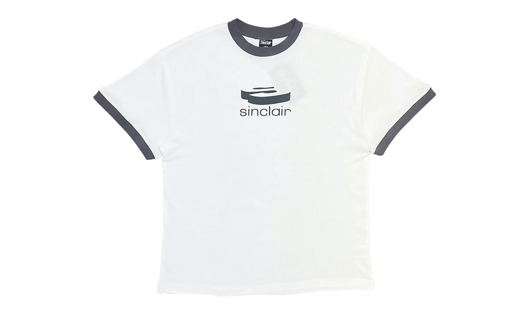 3D Logo Ringer Short Sleeve T-Shirt "White / Black" SMT152 1WB