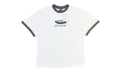 3D Logo Ringer Short Sleeve T-Shirt "White / Black" SMT152 1WB