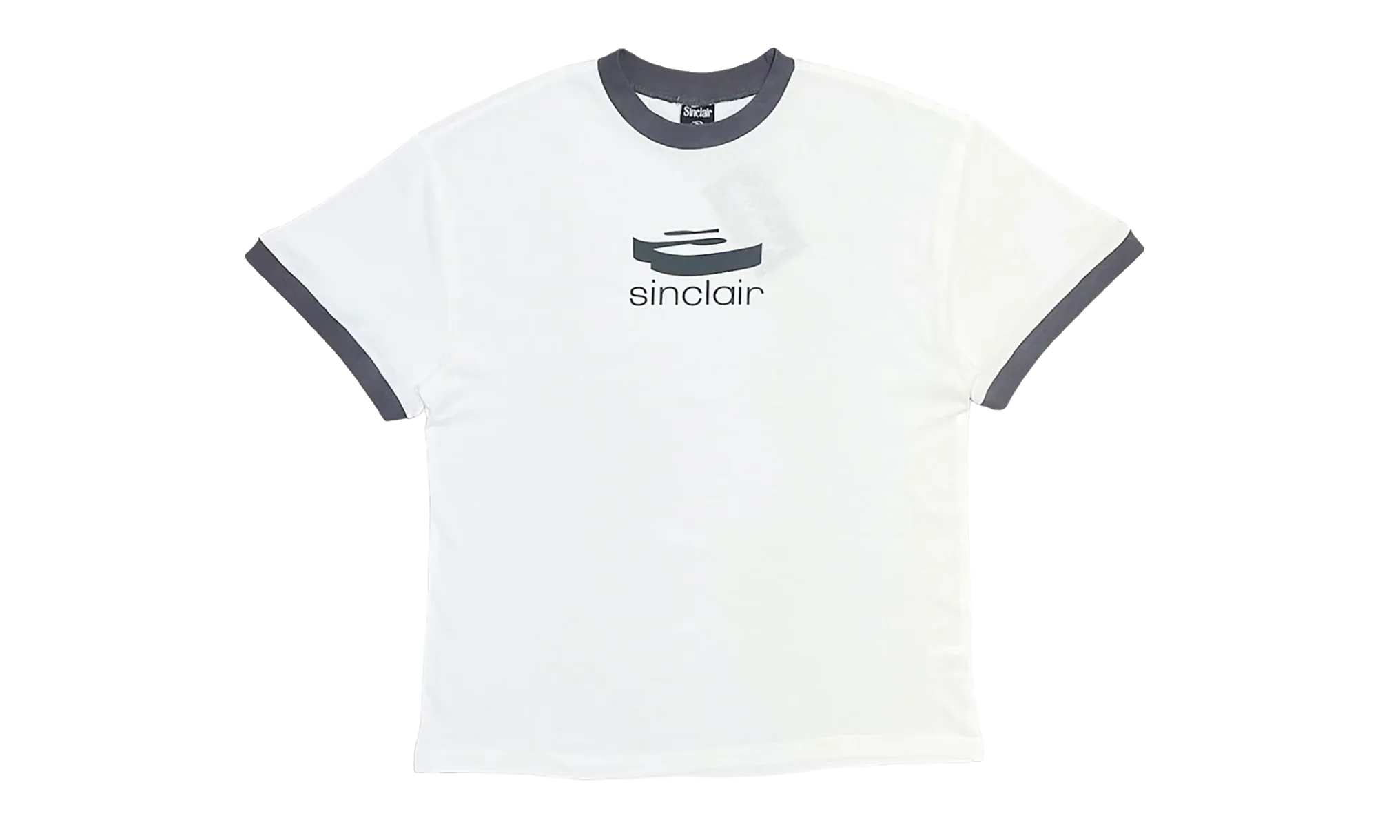 3D Logo Ringer Short Sleeve T-Shirt "White / Black" SMT152 1WB