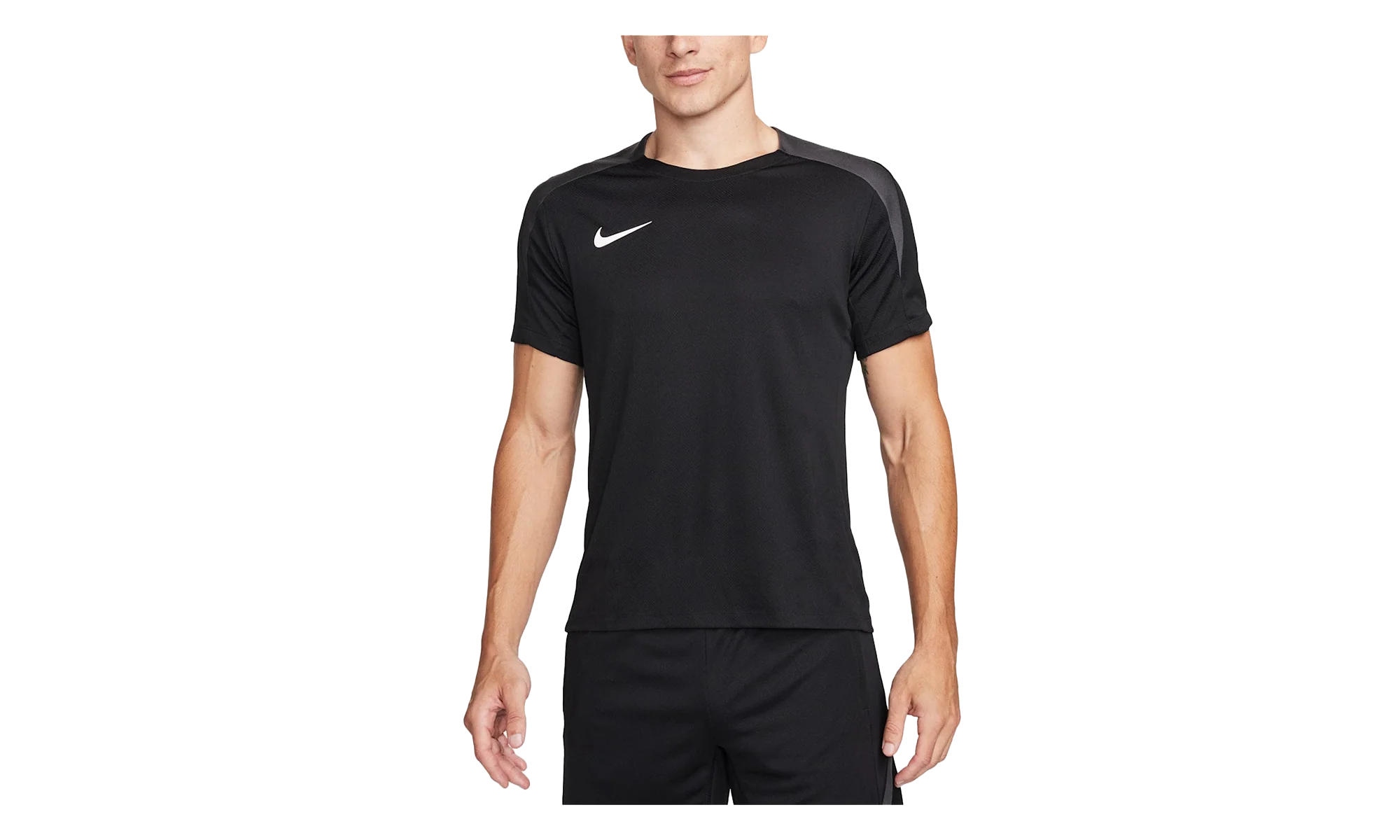 Strike Dri-Fit Short-Sleeve Soccer Top "Black / Black / Anthracite / White" FN2399 010
