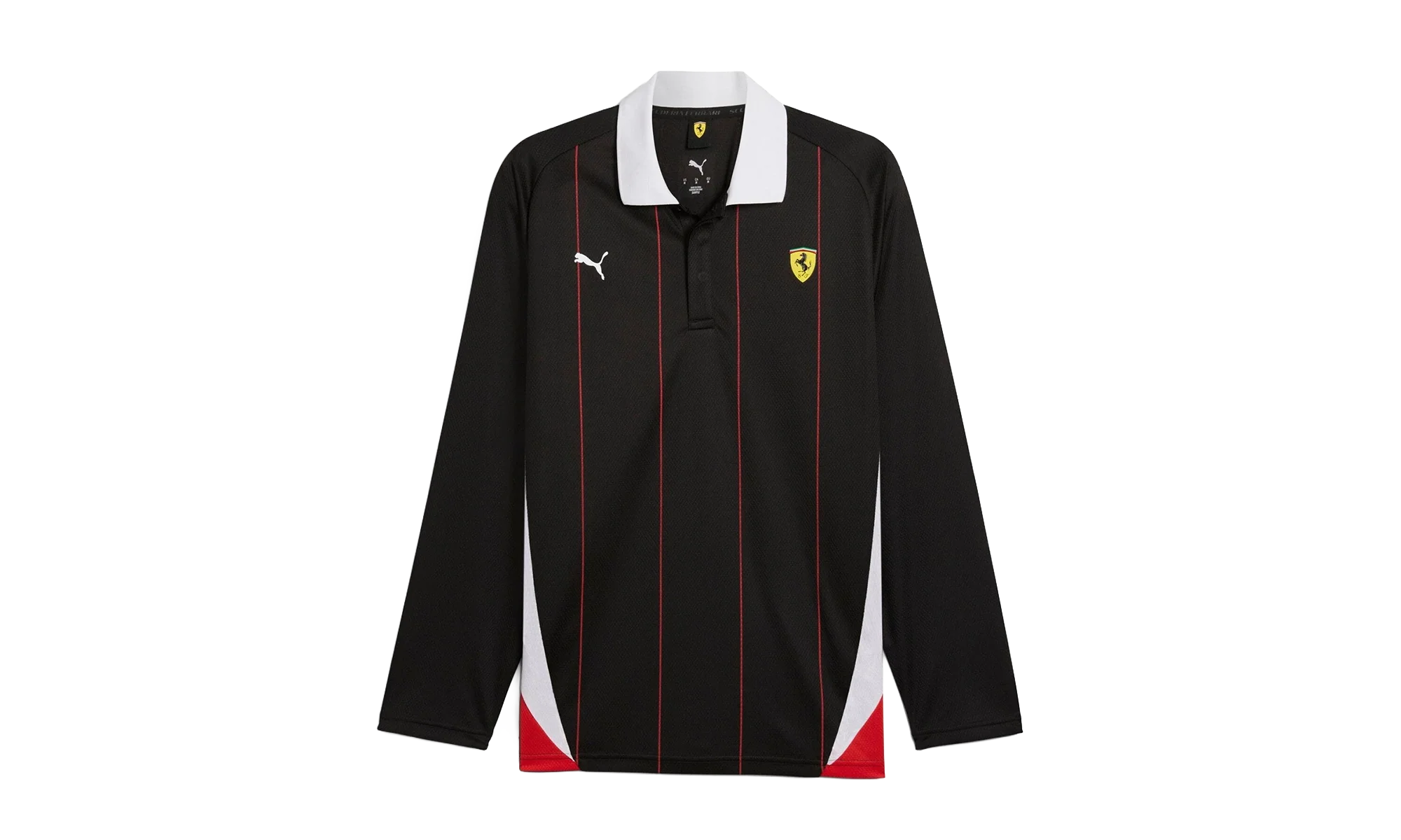 SCUDERIA FERRARI RACE JERSEY LS POLO "Black" 631265 01