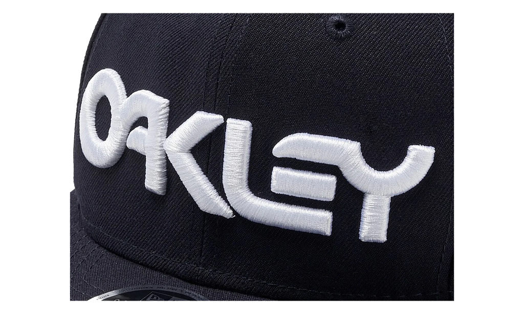 9FIFTY OAKLEY x New Era Mark II Novelty Snapback Hat "Fathom Dark Blue" 911784 6AC