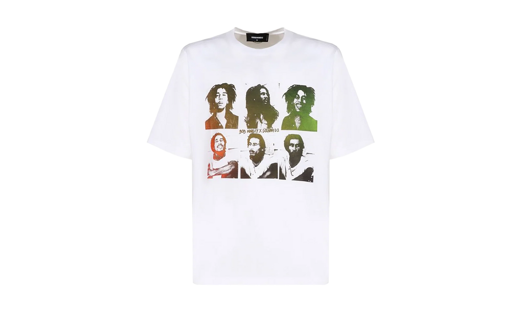 Bob Marley Postcards T-shirt "White" S71GD1273S23009100