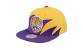 NCAA Sharktooth Snapback Cap "LSU Tigers - Yellow / Purple" HHSS3304 LSUYYPPPYWPR