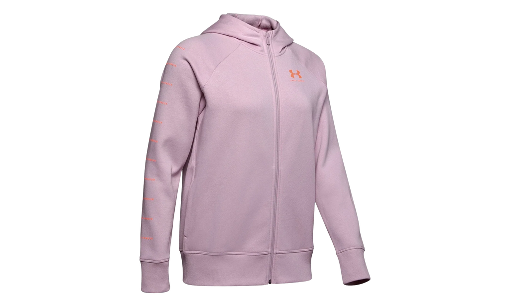 Rival Fleece Sportstyle Hoodie WMNS "Pink Fog / Peach" 1348559 694