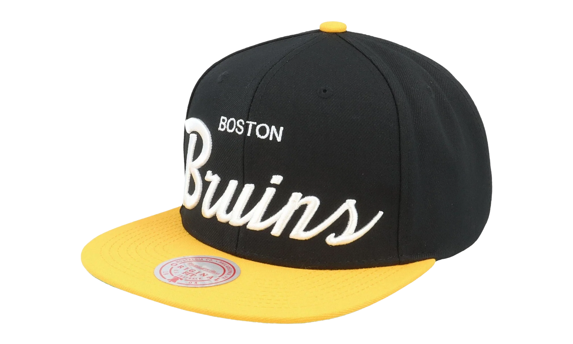 NHL Vintage Script Snapback Cap "Boston Bruins - Black" 6HSSSH22086 BBNBLCK