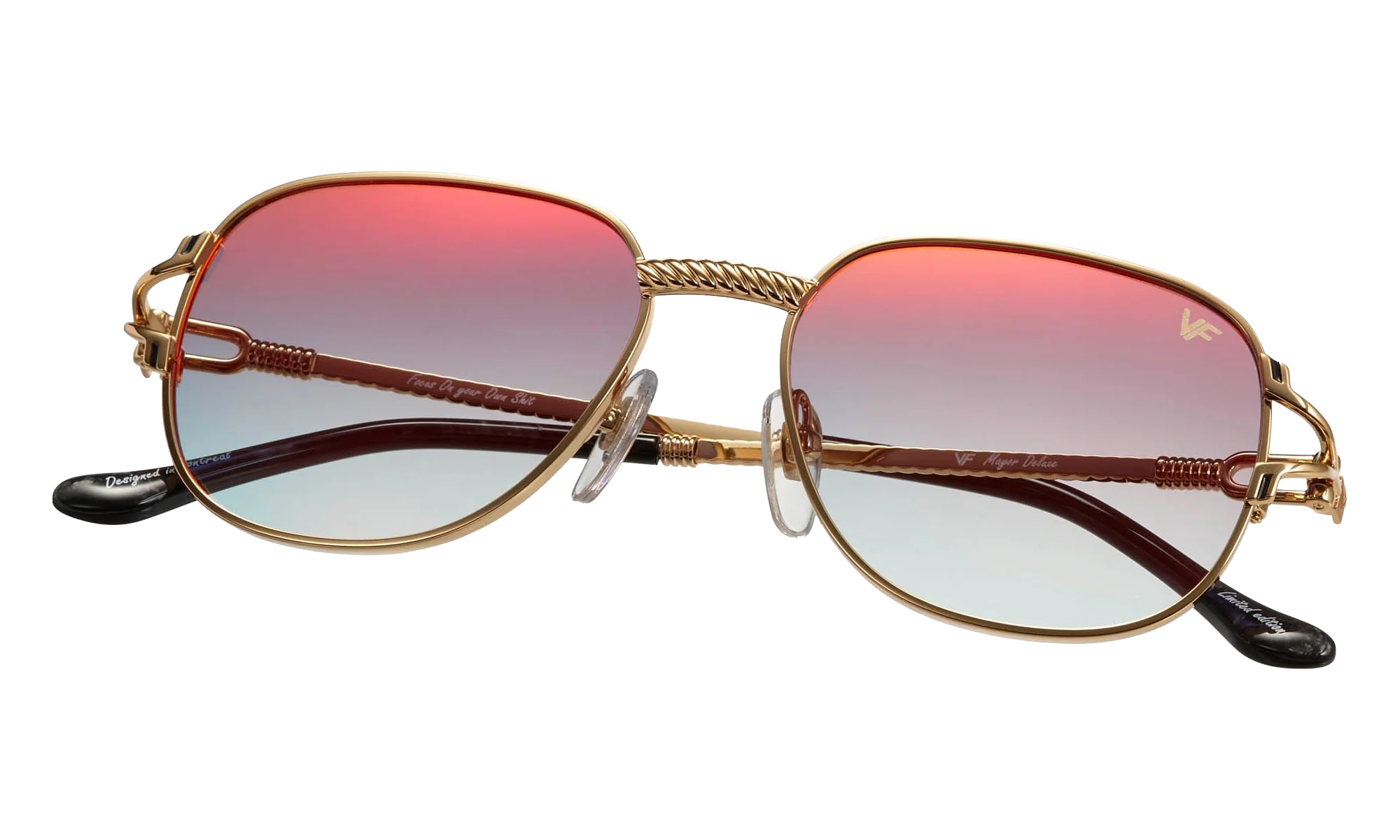 Mayor Deluxe Edition 18KT "Yellow Gold / Grape Pop Multiflash Gradient" DXMY2 0003 29D2