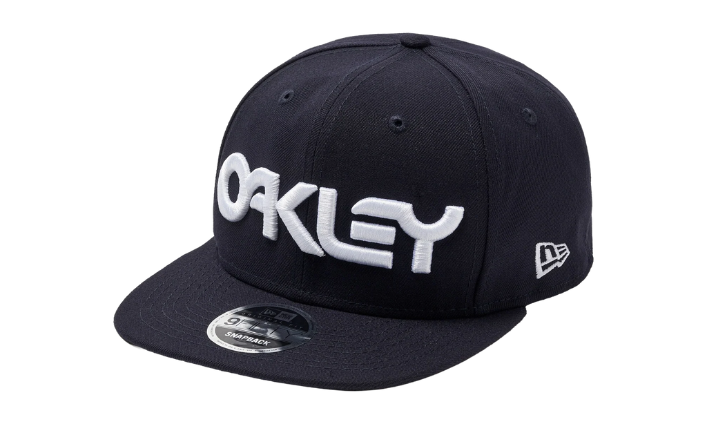 9FIFTY OAKLEY x New Era Mark II Novelty Snapback Hat "Fathom Dark Blue" 911784 6AC