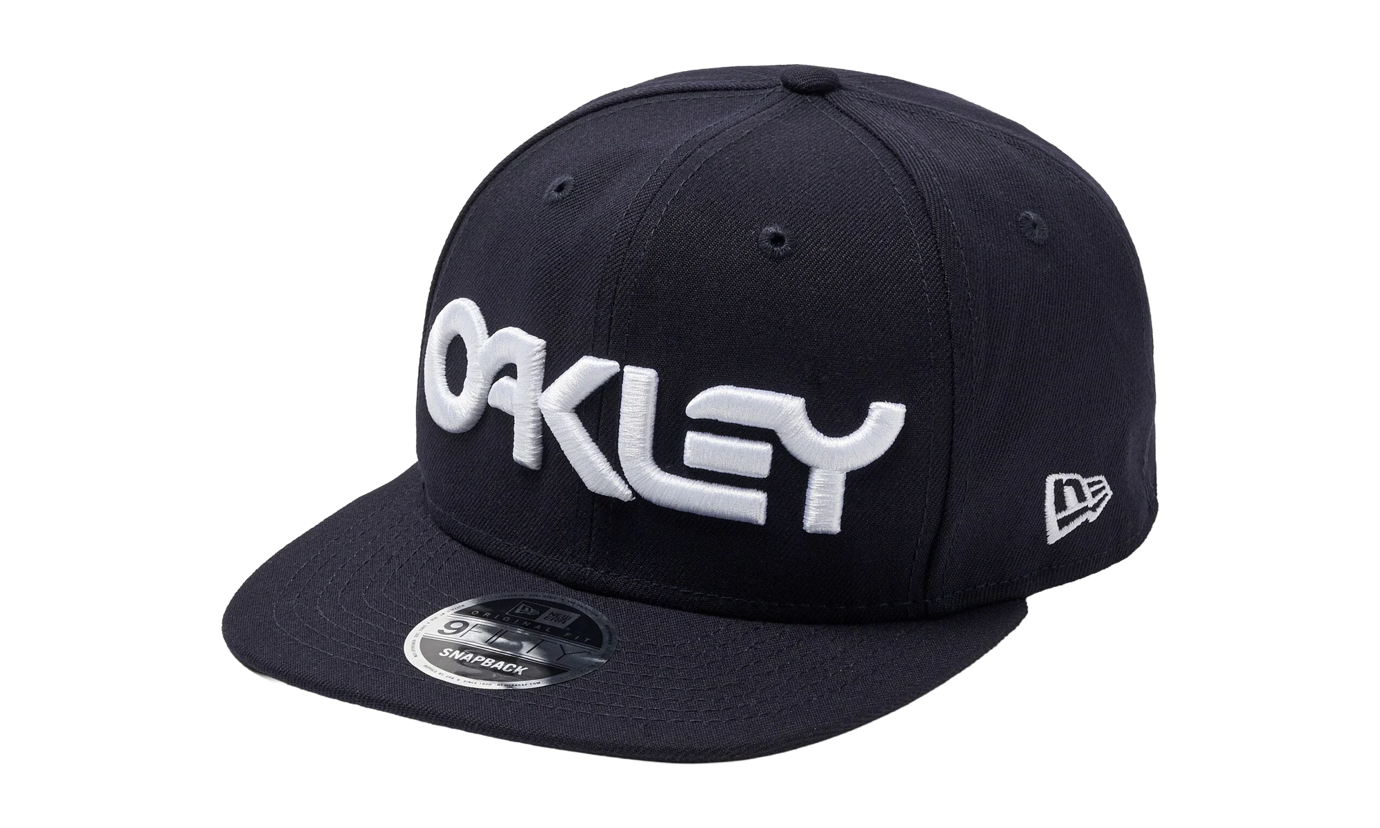 9FIFTY OAKLEY x New Era Mark II Novelty Snapback Hat "Fathom Dark Blue" 911784 6AC