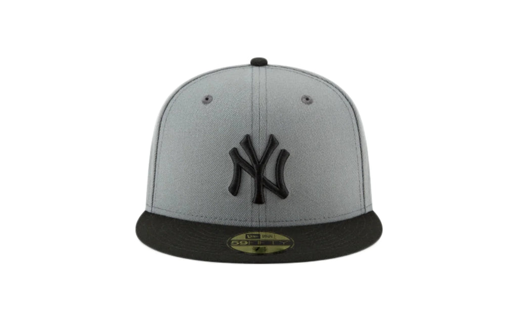 59Fifty MLB New York Yankees Storm Gray Basic Fitted Hat "Grey" 11591121