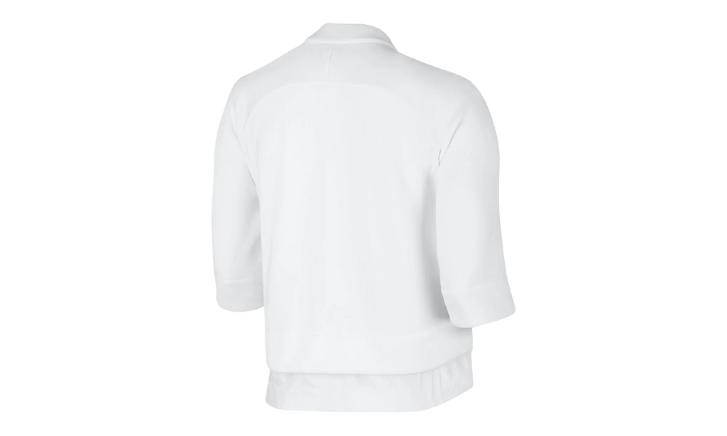 Tech Fleece Splatter Crop Zip Jacket WMNS "White / Grey" 803012 100