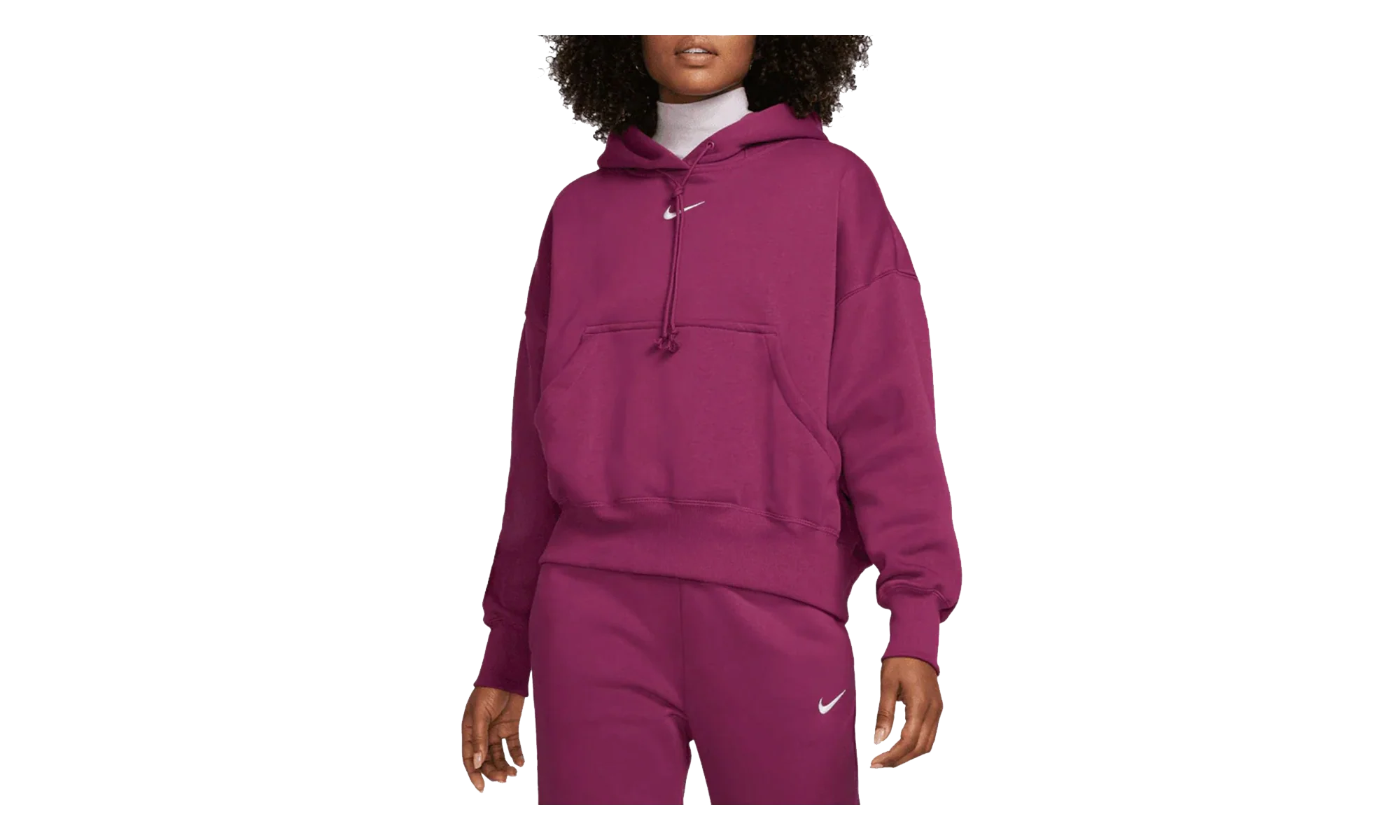 Sportswear Phoenix Fleece Oversized Hoodie WMNS "Rosewood / Sail" DQ5858 653