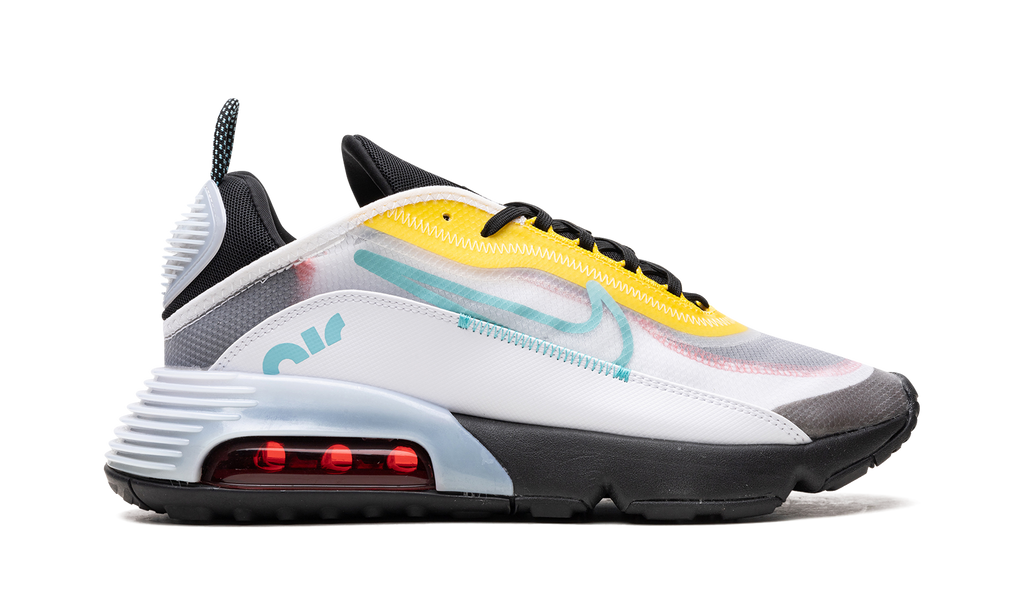 Air Max 2090 "White Speed Yellow Bleached Aqua"