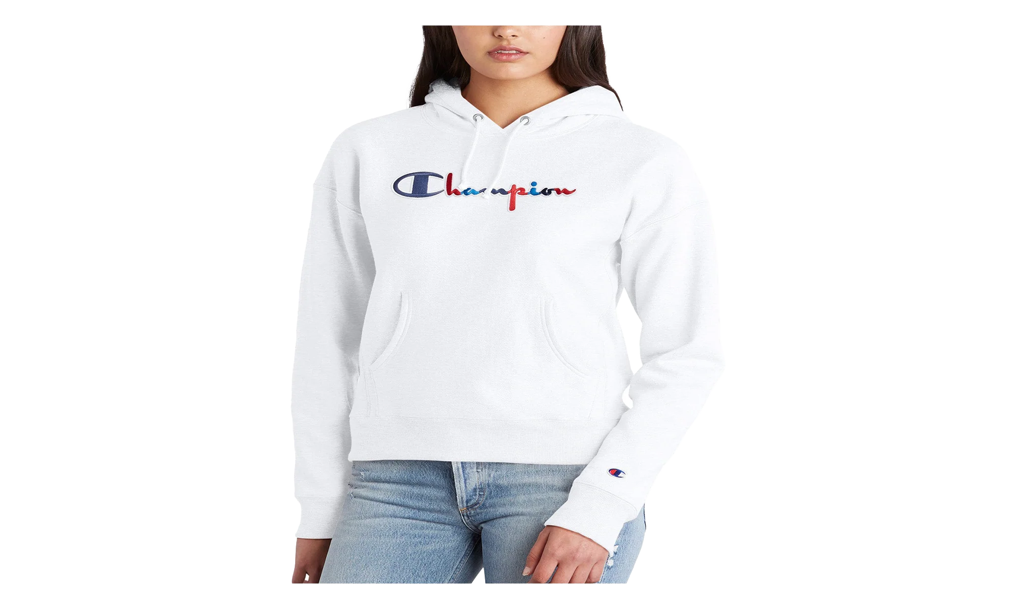 Reverse Weave Fleece Hoodie WMNS "White" GF757 045