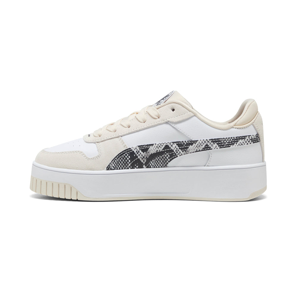 Carina Street Snake Lace Up Sneakers