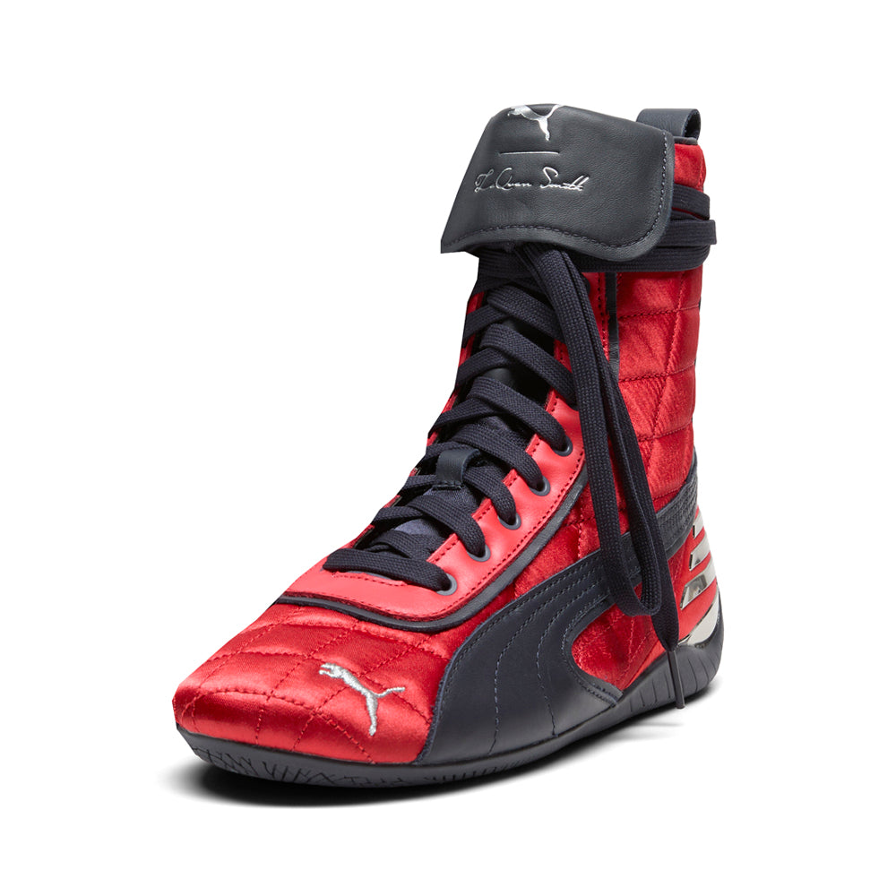 X LAQUAN SMITH Speedcat Mid Lace Up Sneakers