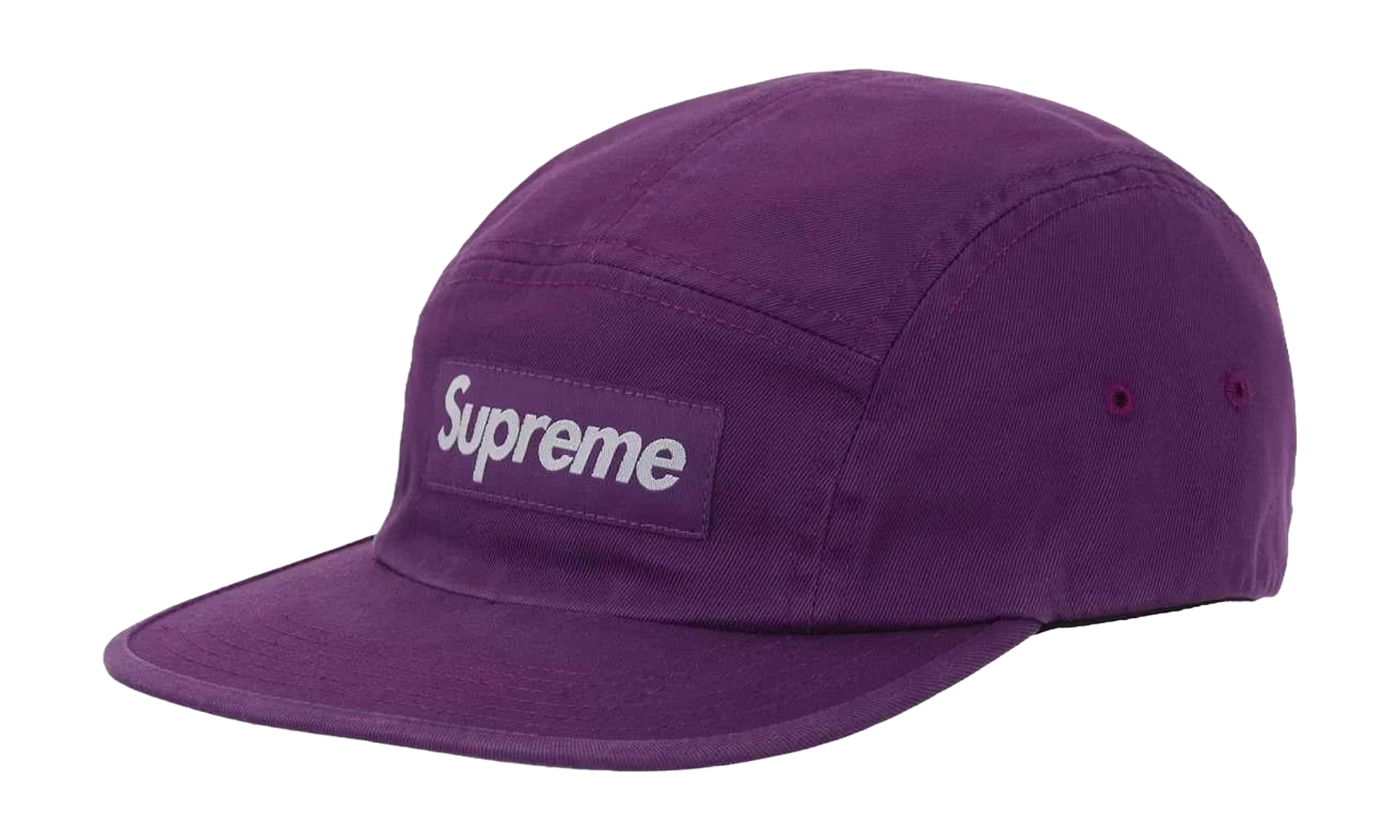Washed Chino Twill Camp Cap (SS26) "Purple" SU27167