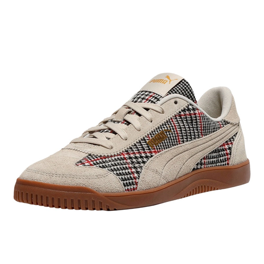 Club 5V5 Lux Plaid Lace Up Sneakers