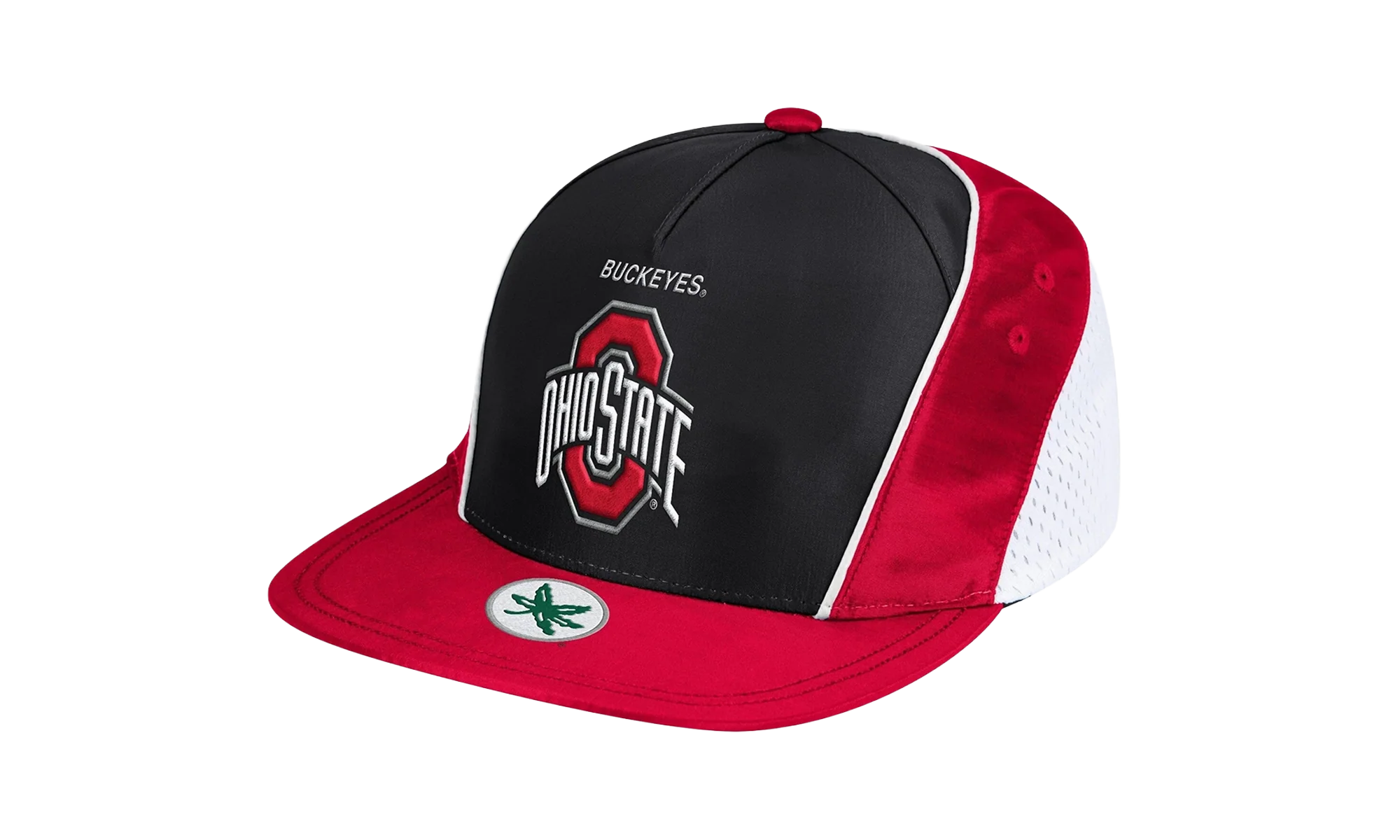 NCAA Freethrow Snapback Cap "Ohio State Buckeyes - Black / Red" HHSS1097 OSTYYPPPBKRD