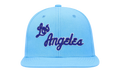 NBA Hardwood Classics Team Ground 2.0 Fitted Cap "Los Angeles Lakers - Blue" HHSF3259 LALYYPPPBLUE