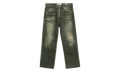 Digital Aurora Print Third Cut Jeans "Black" M2265TD