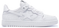 A Bathing Ape SK8 Sta Triple White Patent Leather
