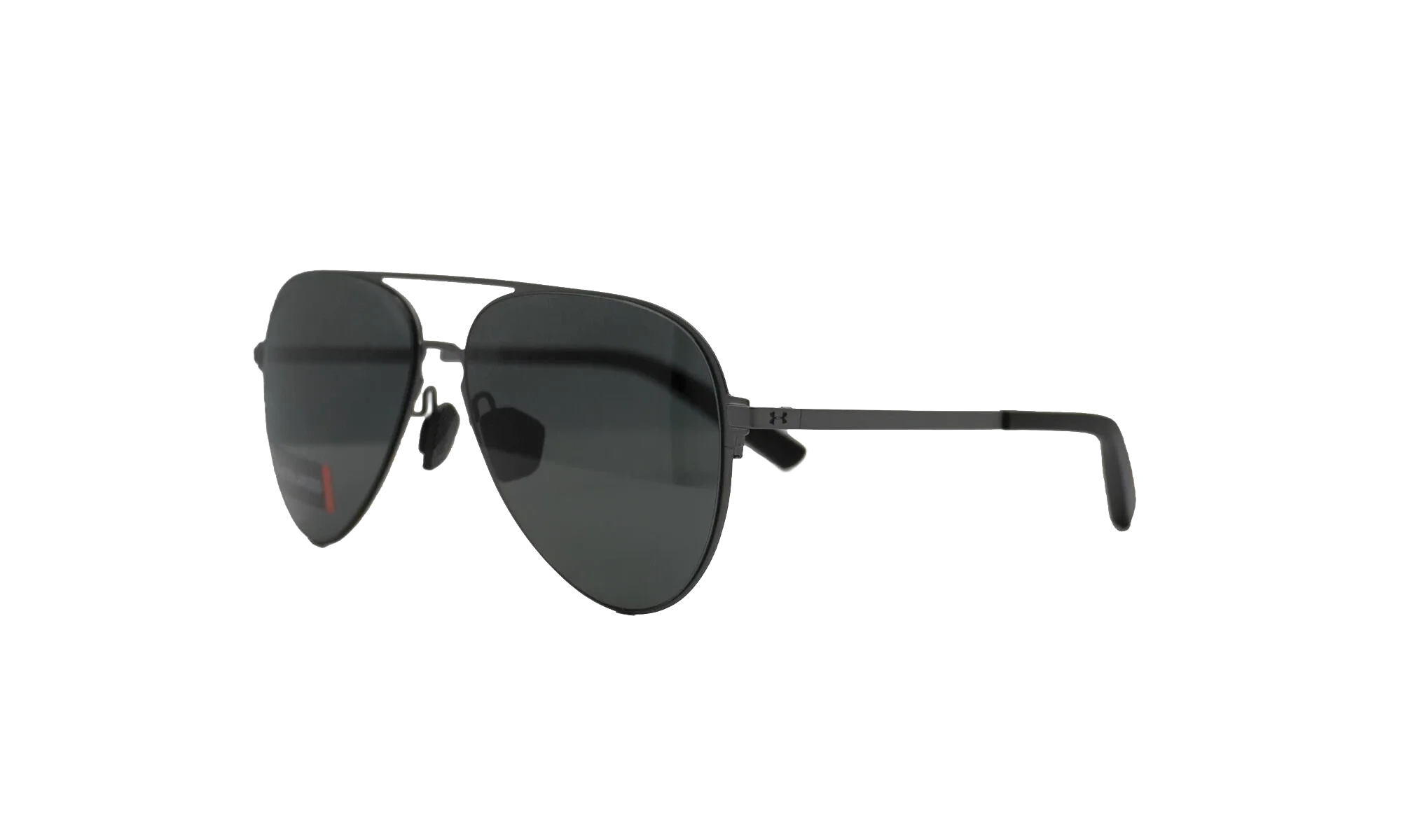 Litewire Aviator Sunglasses "Gray Polarized - Satin Gunmetal / Black Rubber" 8640136 310108