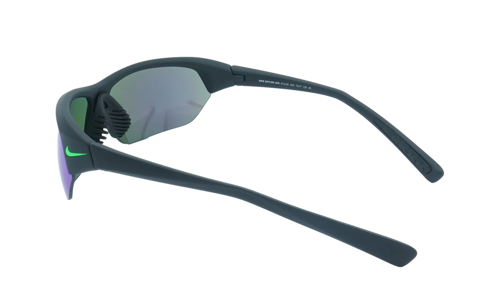 Skylon Ace Sunglasses "Matte Black / Grey / Green Mirror" EV1125 003