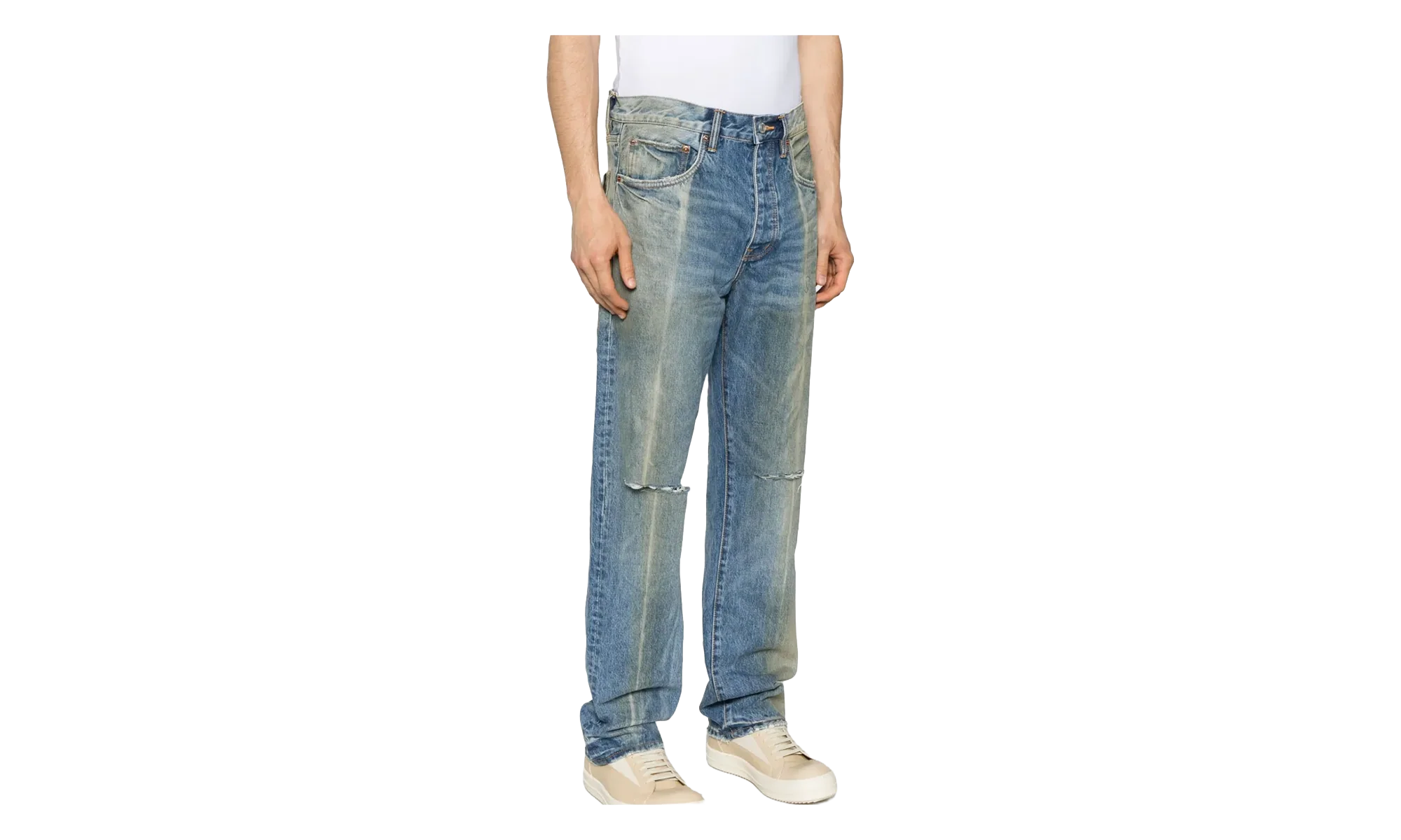 Gaia Blowout Jeans "Mid Indigo" P011 GBMD225