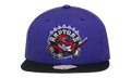 NBA 2-Tone Classic Snapback Cap "Toronto Raptors - Purple / Black" 6HSSJS18093 TRAPRBK
