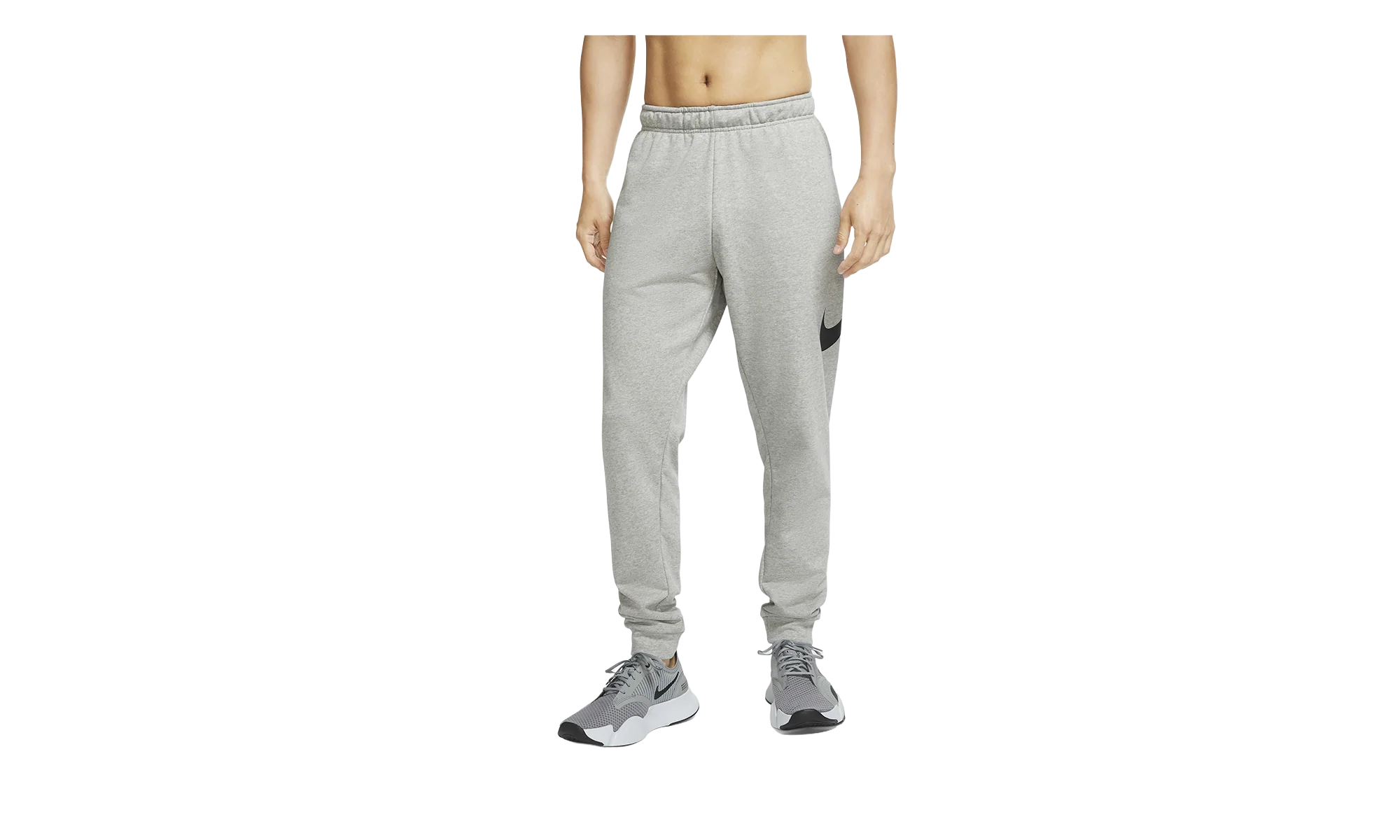 Dry Graphic Dri-FIT Taper Fitness Trousers "Dark Grey Heather / Black" CU6775 063