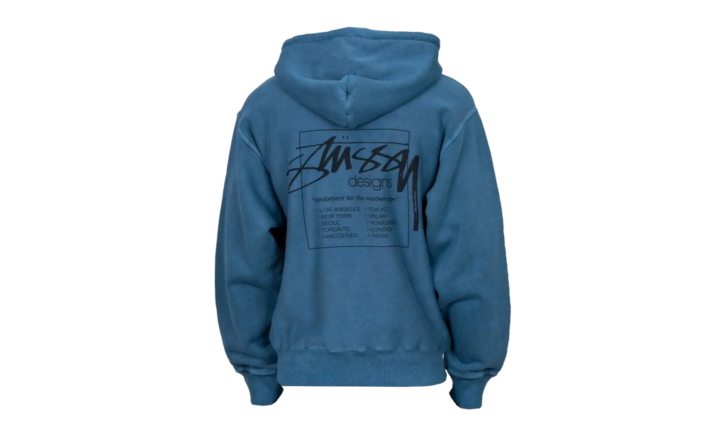 Modern Age Pig Dyed Zip Hoodie "NAVY" 1975079 NAVY