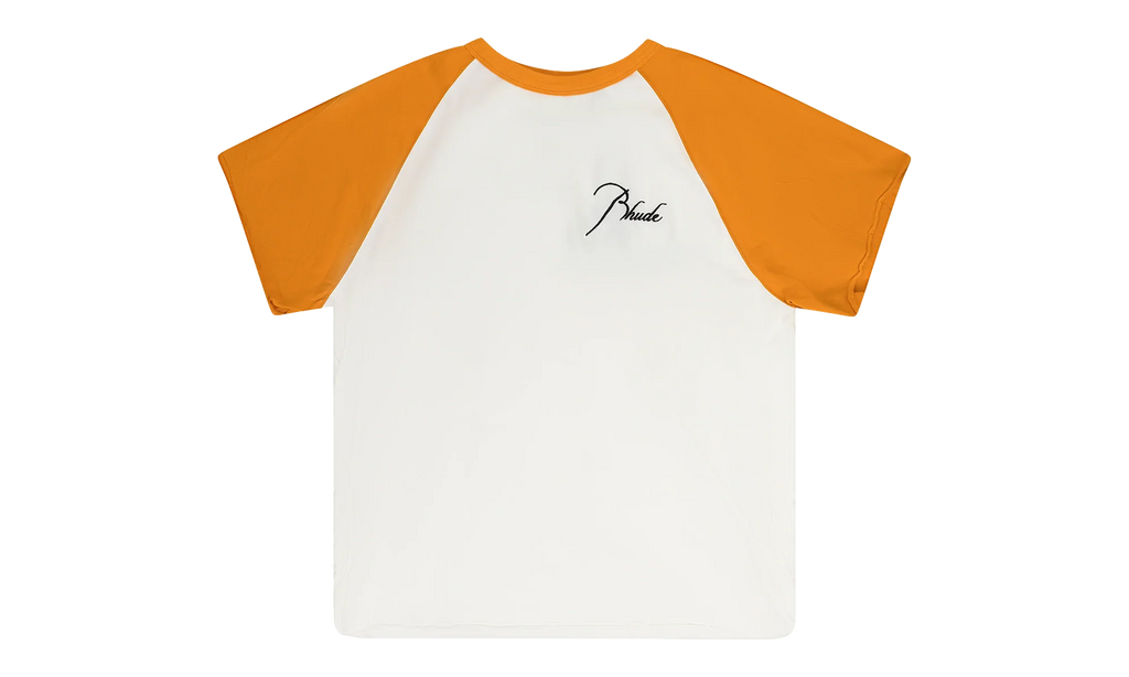 Raglan T-Shirt "White / Orange" RHDMTPS0144 ORN