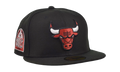 9FIFTY Chicago Bulls Eastern Conference Fitted Hat "Black" 60399352