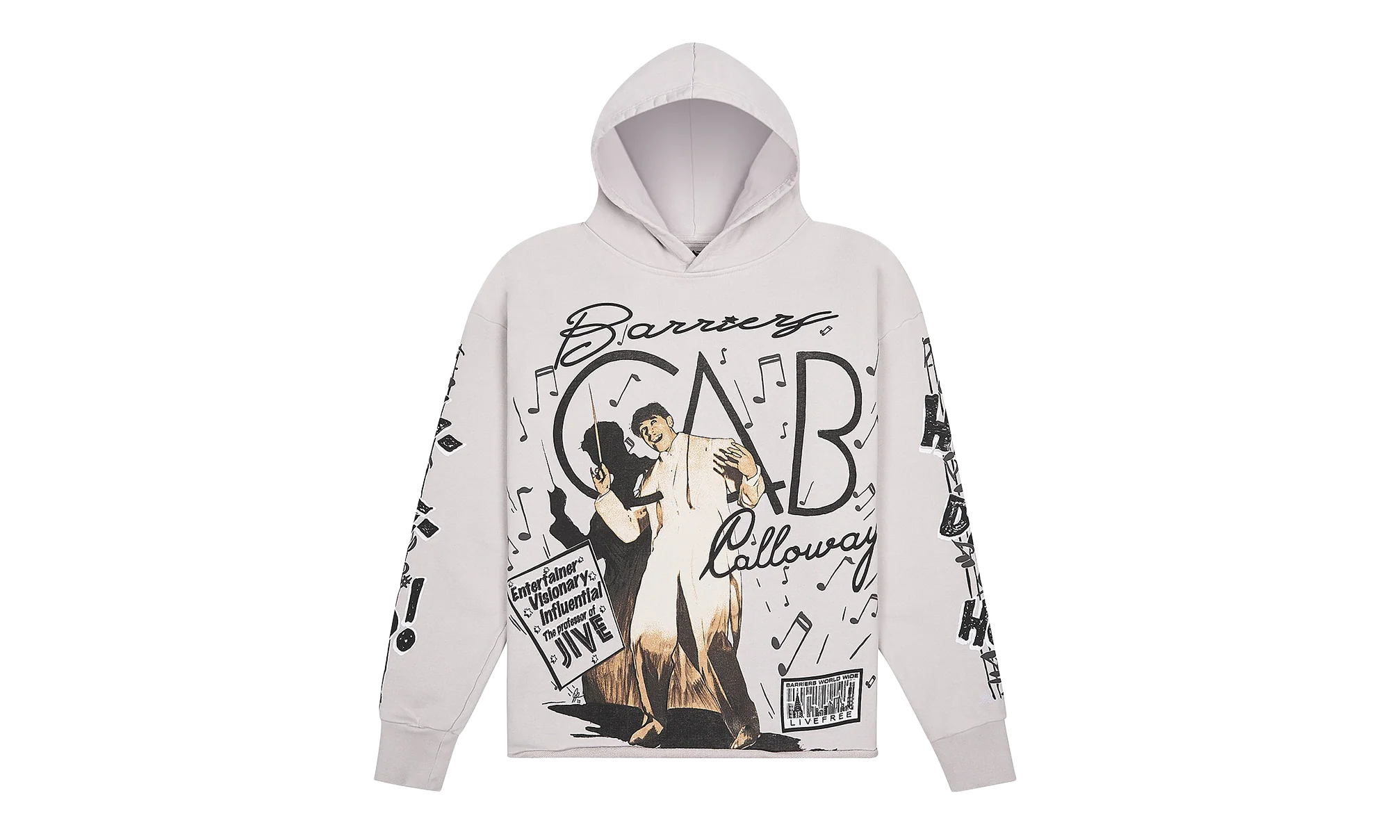 Cab Calloway Hoodie "Grey" BAR32