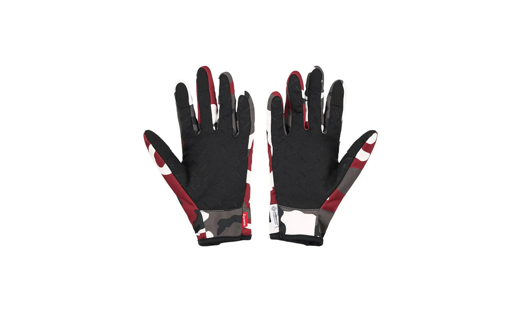 WINDSTOPPER Zip Gloves "FW25 - Red Camo" SU26874