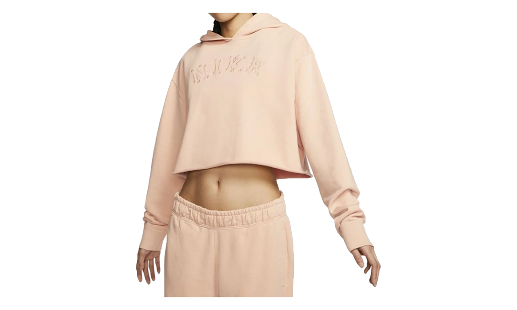 Sportswear Washed Pullover Hoodie WMNS "Light Pink" CJ4110 287