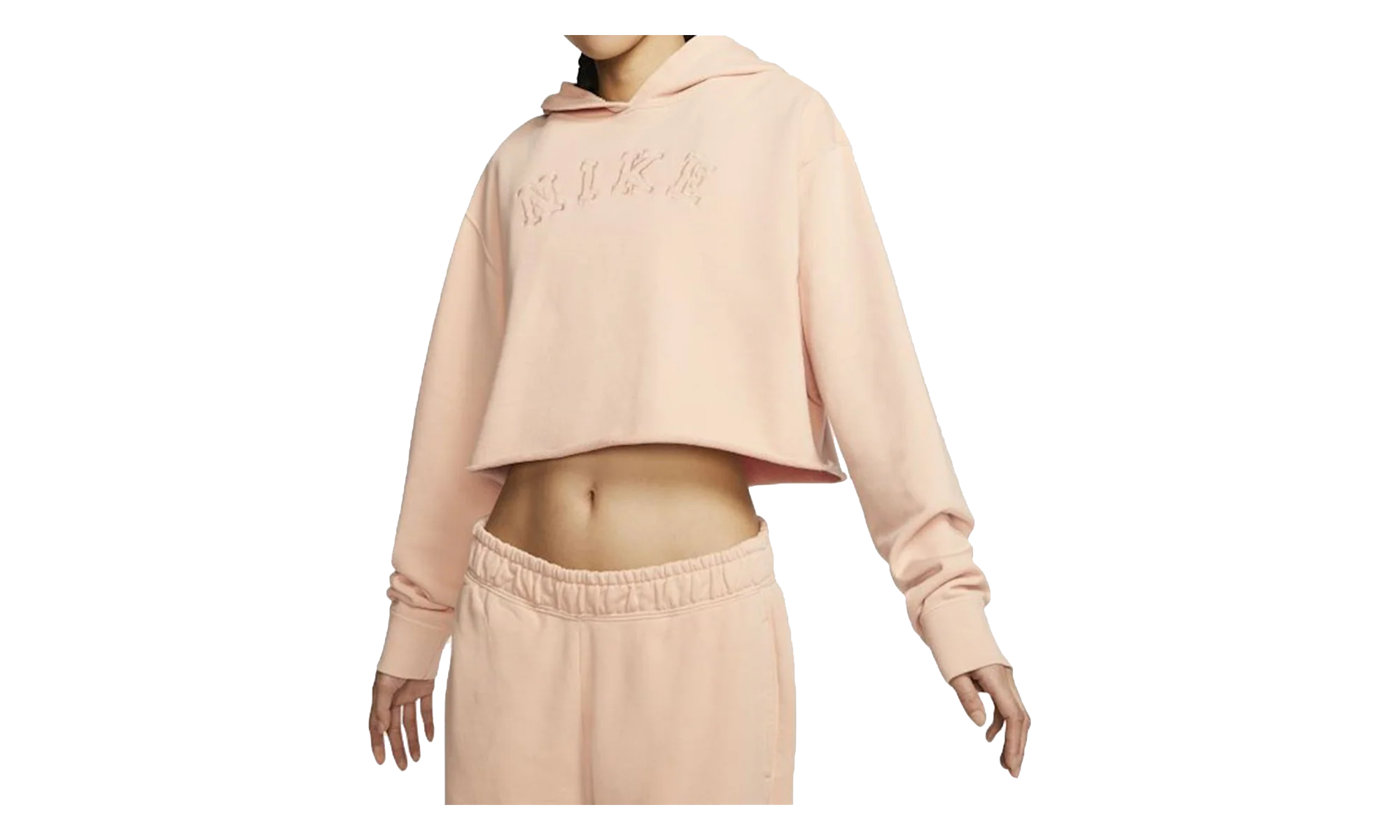 Sportswear Washed Pullover Hoodie WMNS "Light Pink" CJ4110 287