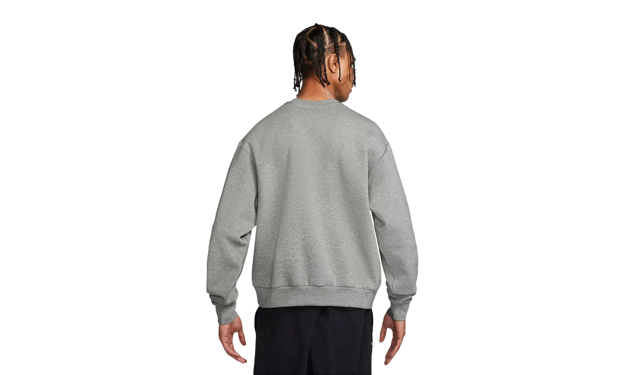 SB Fleece Skate Crewneck Sweatshirt "Dark Grey Heather / White" FV7353 063