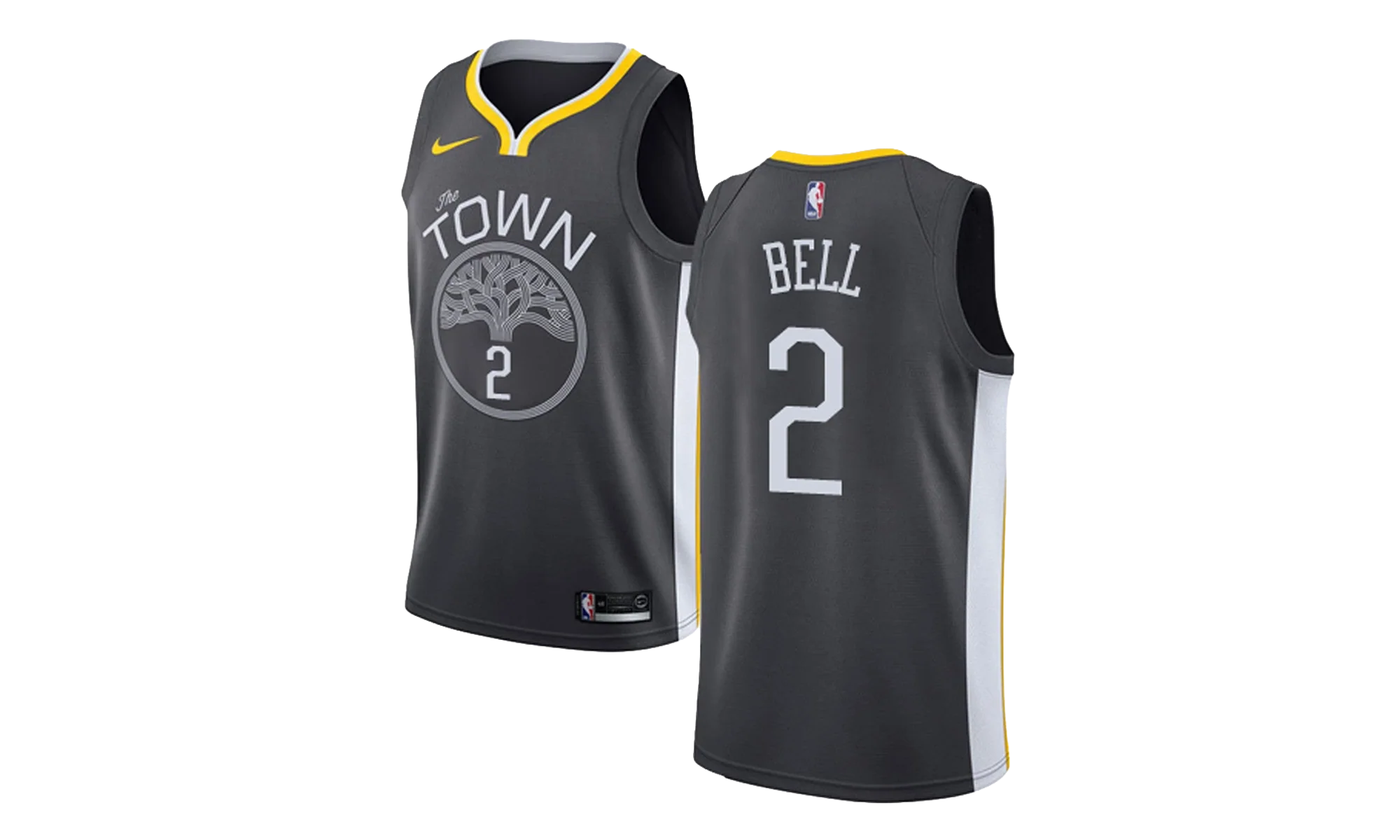 NBA GS Warriors Statement Swingman Jersey "Jordan Bell" 877205 066