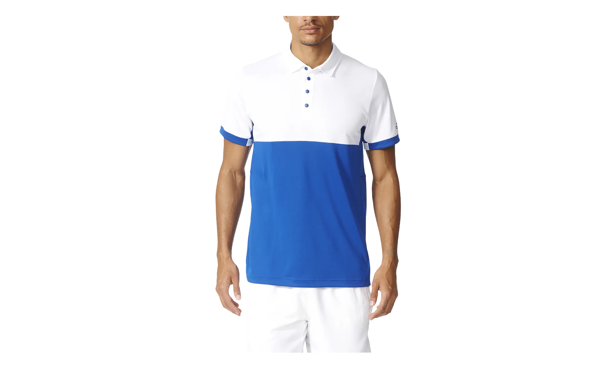 T16 CC Team Tennis Polo "Blue / White" AO3593