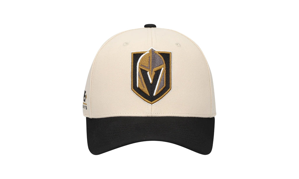NHL Game On Pro Snapback Cap "Vegas Golden Knights - Off White" HHSS7604 VGKYYPPPOFWH