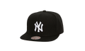 MLB Evergreen Black White Snapback Cap "New York Yankees - Black" HS8544 NYYBLCK