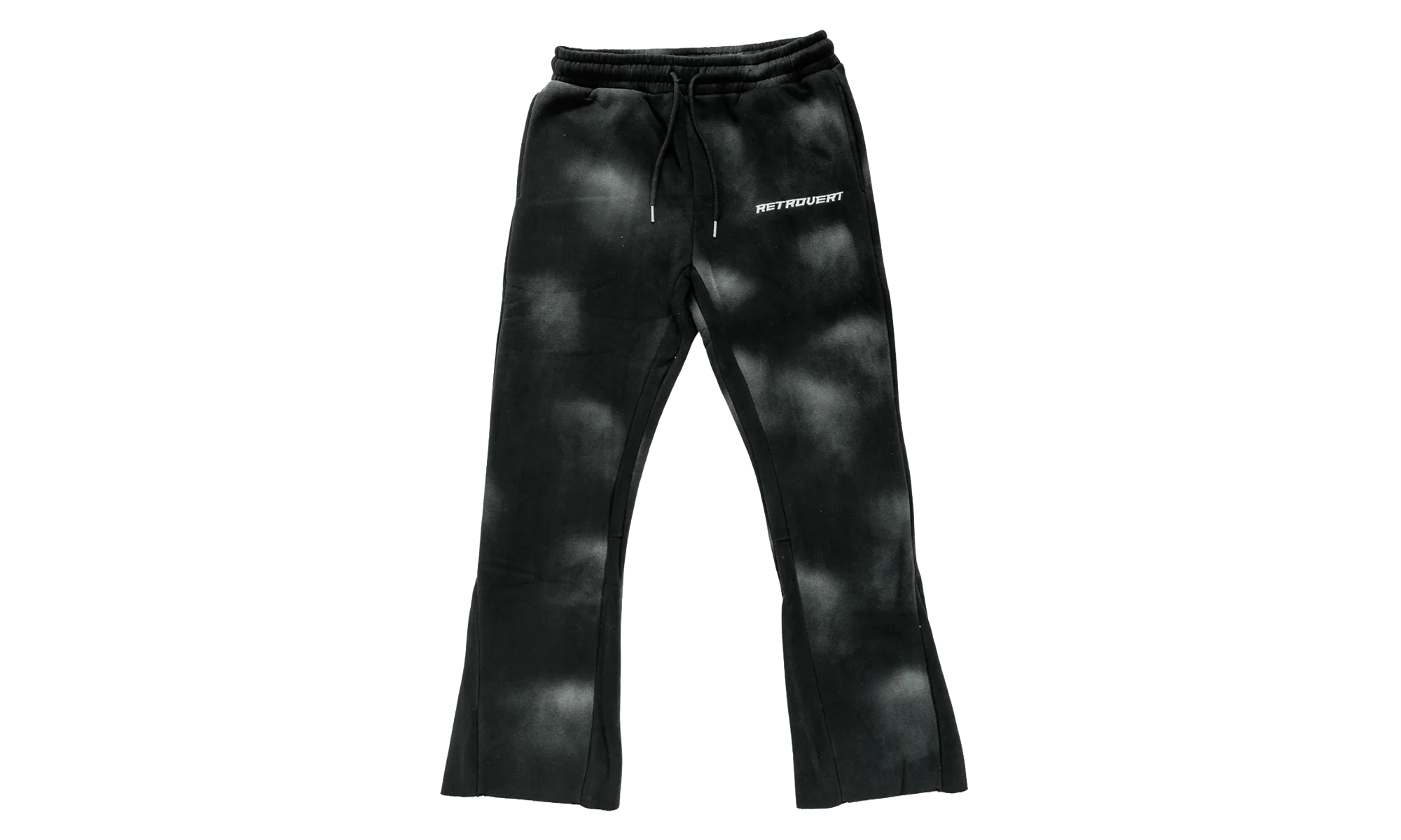 Prefall Flare Sweatpants "Black Washed" RET004