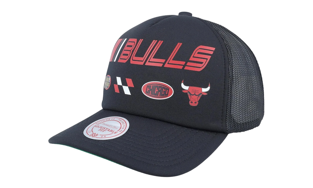 NBA Hardwood Classics Speedway Trucker Cap "Chicago Bulls - Black" HT8691 CBUBLCK