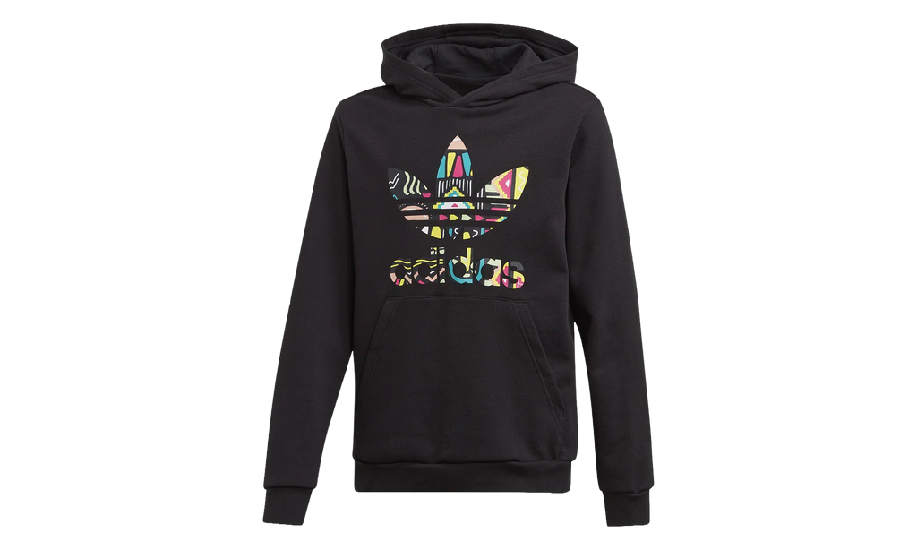 Logo Pattern Hoodie GS "Black" EJ5595