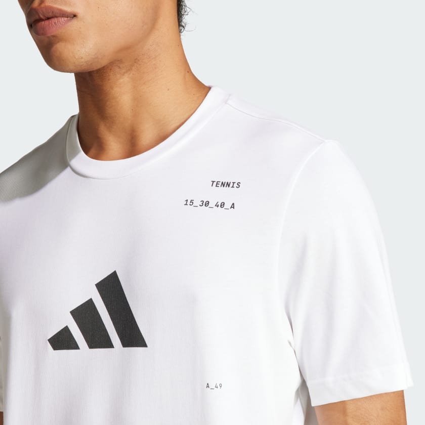 Men's adidas AEROREADY Tennis Category Graphic Tee