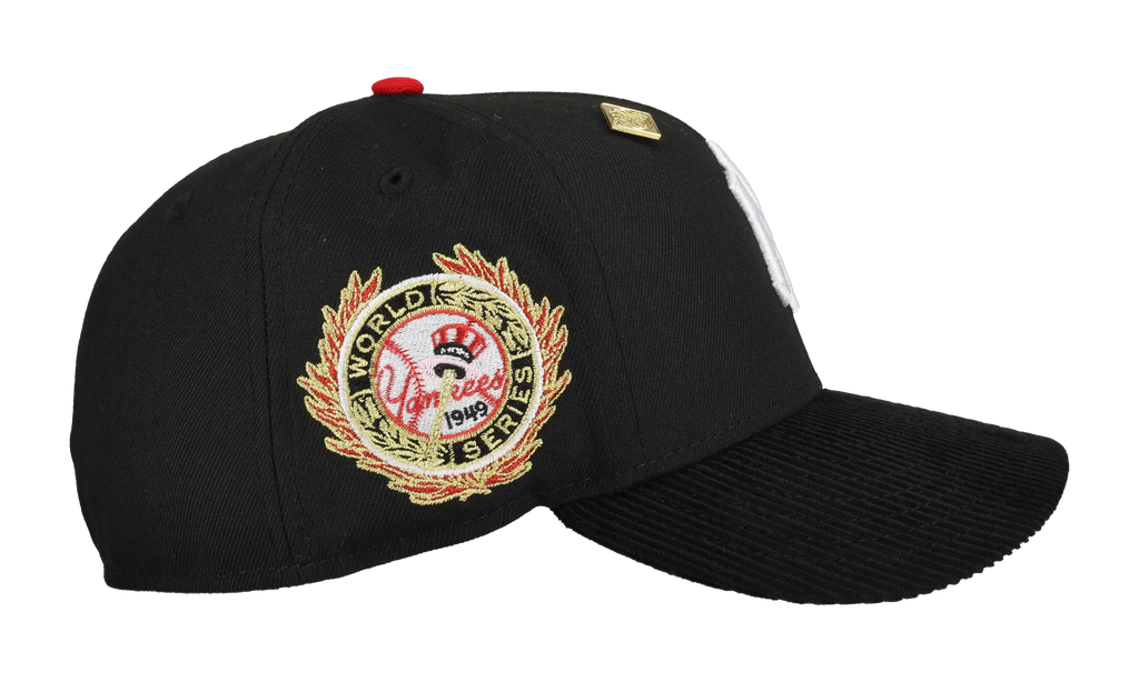 59FIFTY New York Yankees 1949 World Series Valentines Day Fitted Hat "Black / Red" NE226