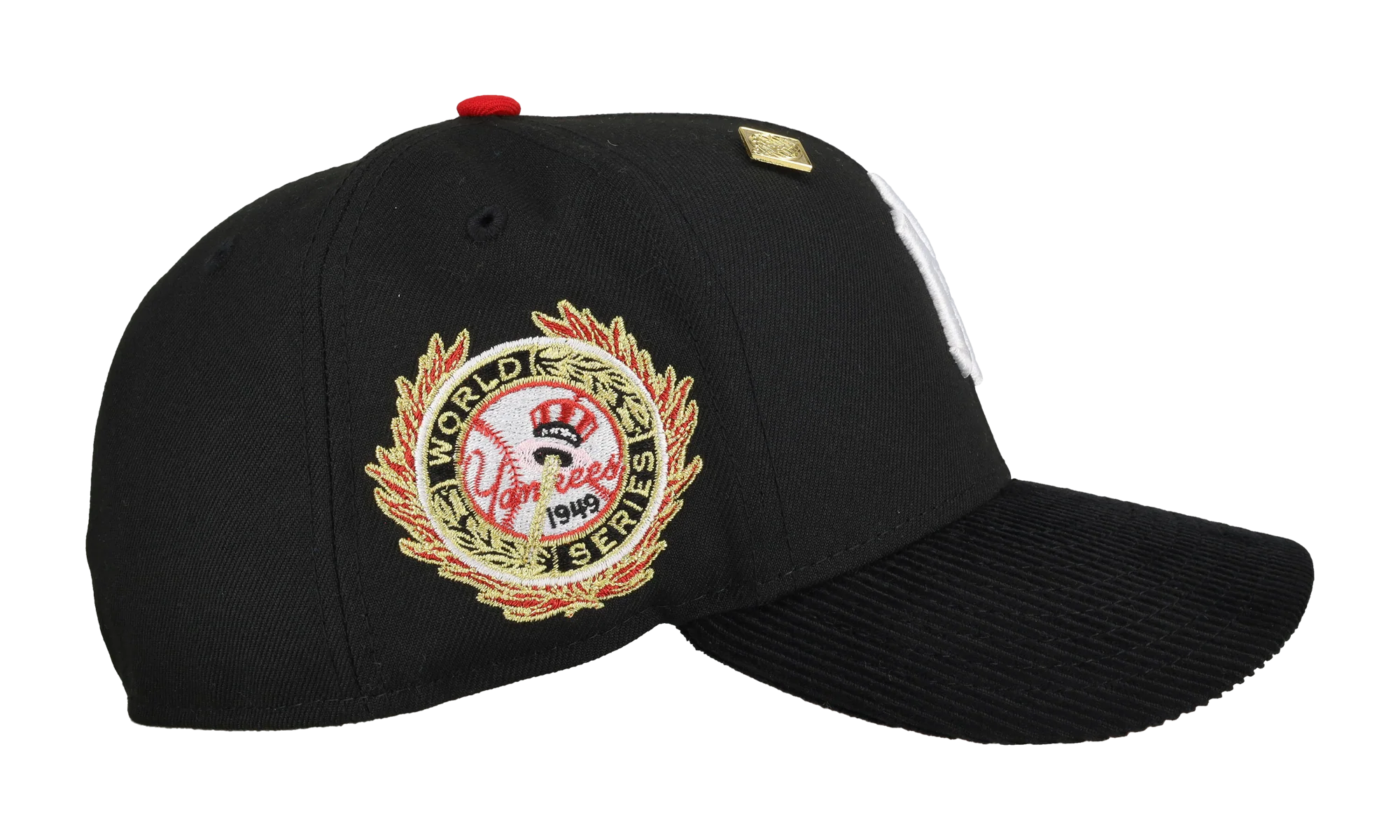 59FIFTY New York Yankees 1949 World Series Valentines Day Fitted Hat "Black / Red" NE226