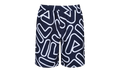 YASH Outline All Over Print Swim Short "Peacoat / White" LM015913 410